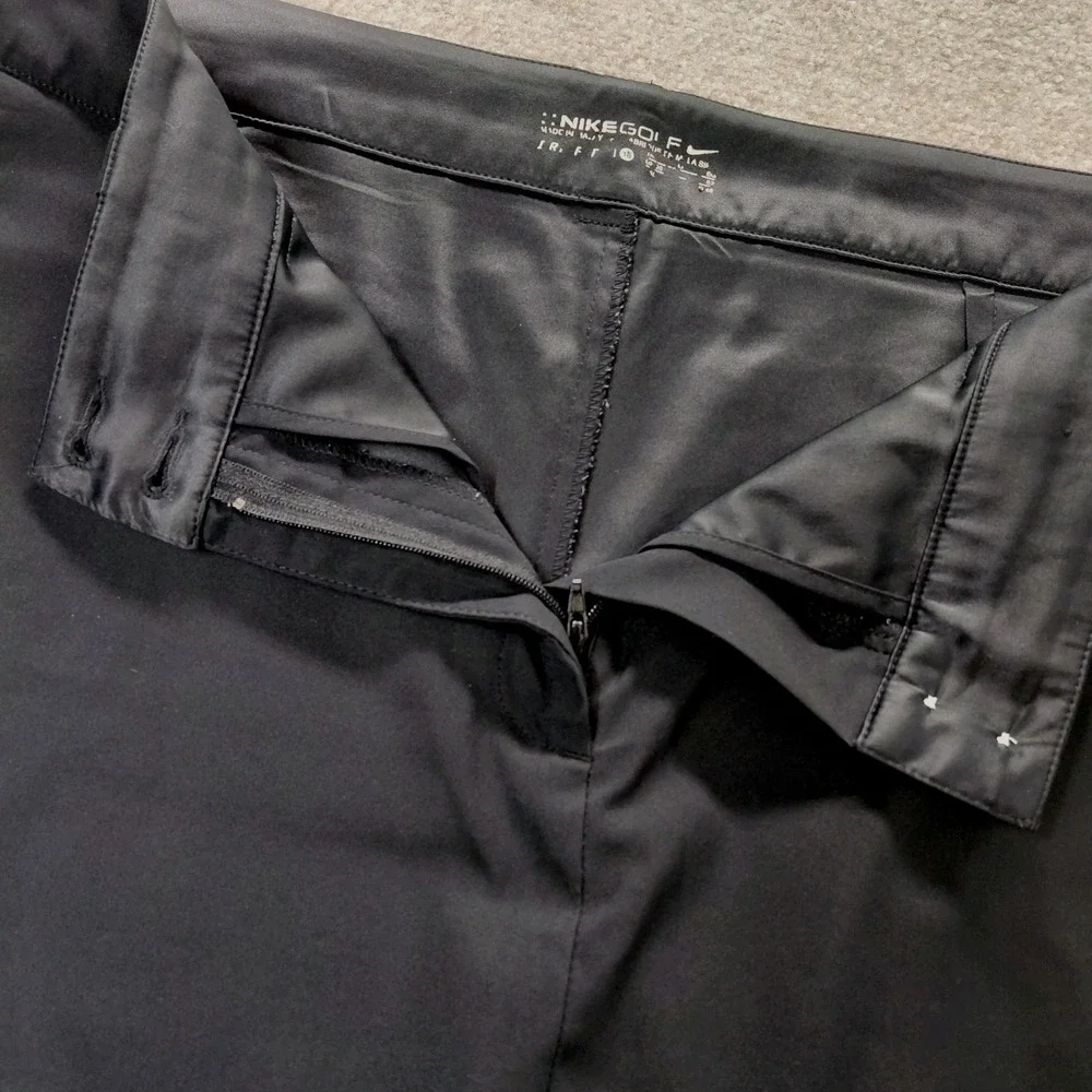 Nike Golf Skort Size 16 Black Pockets Stretch Athletic Short Skirt Golf Tennis - Picture 3 of 11